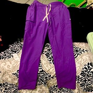 Ultra violet Figs YOLA scrub pants